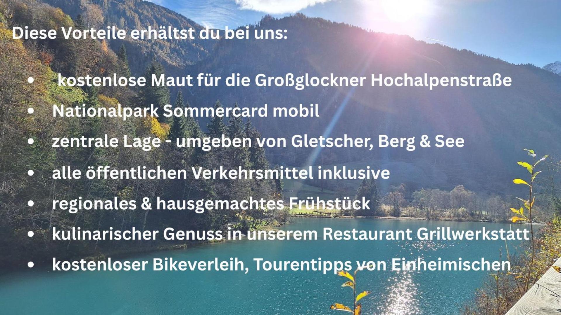 Kitz Inkl Sommercard, Kostenlose Maut Fuer Grossglockner Hochalpenstrasse, Zentrale Lage Mit Bestem Ausblick Hotel